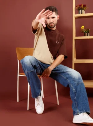 Oversized T-Shirt Dual Tone