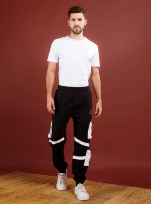Cargo Pants Black and White